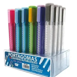PORTAGOMAS CON FRENO AUTOBLOQUEO