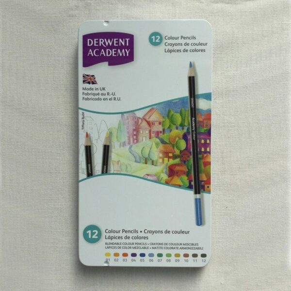 ESTUCHE 12 LAPICES DE COLORES DERWENT ACADEMY