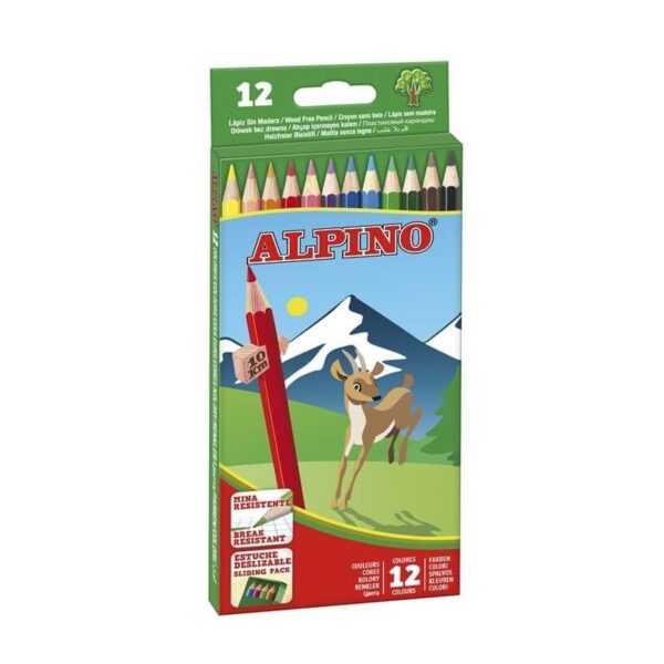 LAPIZ ALPINO 12 COLORES