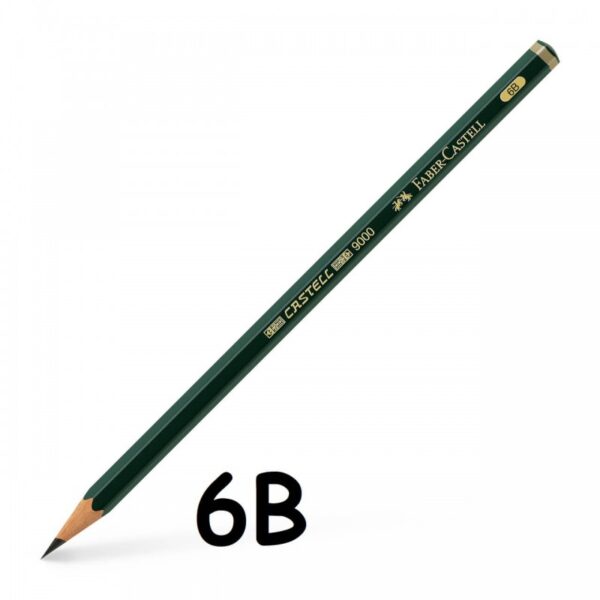 LAPIZ FABER CASTELL 9000- 6B