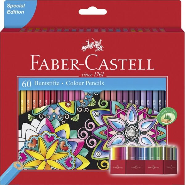 LAPIZ FABER CASTELL 60 COLORES