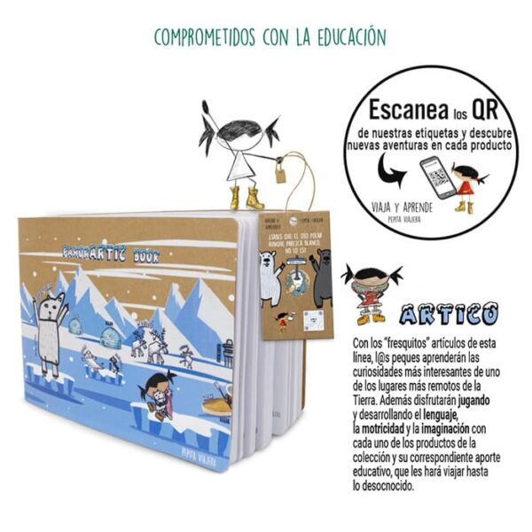Libretas bonitas kraft A5 Ártico - Imagen 2
