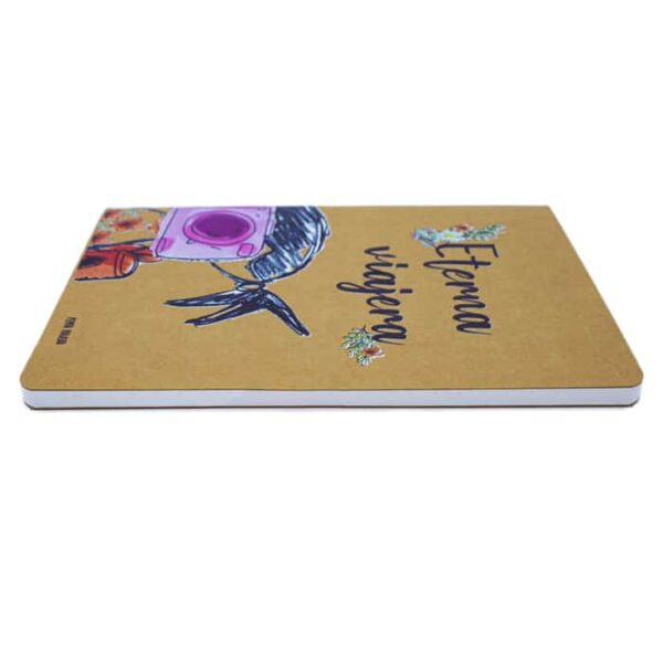 Libreta Kraft A5 Eterna Viajera - Imagen 2