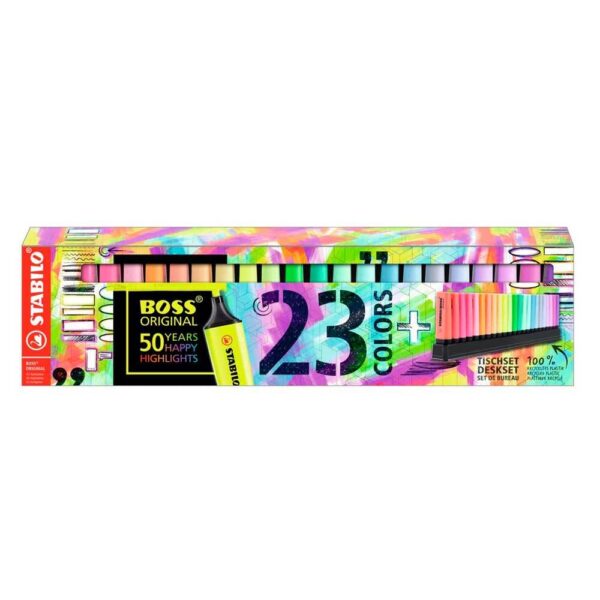 ROTULADOR STABILO BOSS 70 23 COLORES
