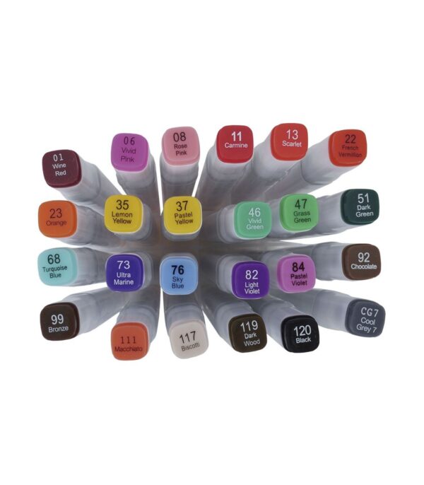 ARTIS DECOR TWIN BRUSH 24 COLORES - Imagen 2
