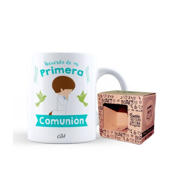 TAZA – RECUERDO DE MI PRIMERA COMUNIÓN – NIÑO