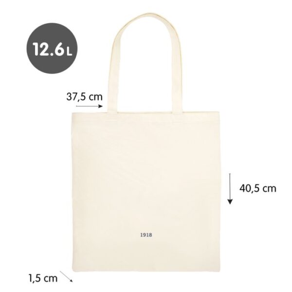 Bolsa tote bag serie 1918, Blanca - Imagen 2