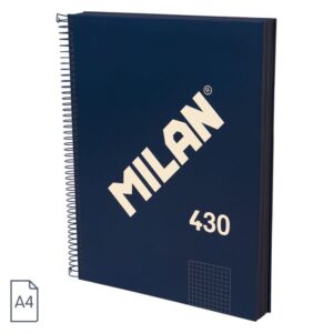 Cuaderno A4  Cuadros, serie1918, 120h Azul