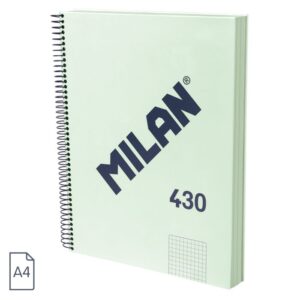 Cuaderno A4  Cuadros, serie1918, 120h Verde