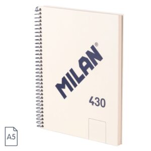 Cuaderno A5 ,liso, Serie1918, Blanco