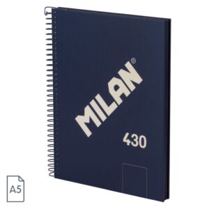 Cuaderno A5 ,cuadros, Serie1918, Azul