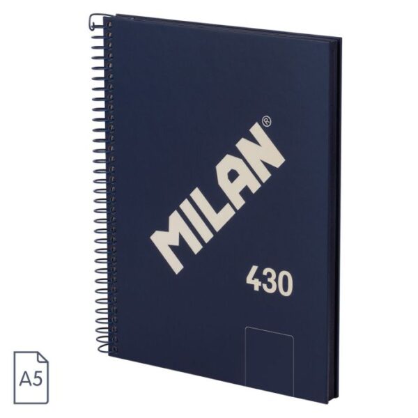 Cuaderno A5 ,cuadros, Serie1918, Azul