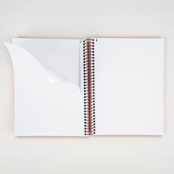 Cuaderno A5 ,liso, Serie1918, Blanco - Imagen 3