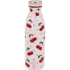 BOTELLA INOX 500 ML CEREZAS. SPORTANDEM