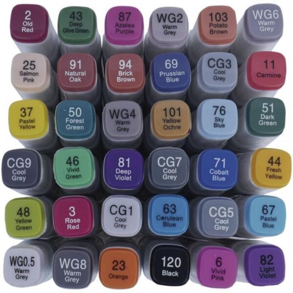 SET 36 ROTULADORES ART FLOW (Bisel 6mml/Fino 1mm) - Imagen 2