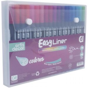 SET 36 ROTULADORES EASY LINER (Pincel/Fino 0.4mm)
