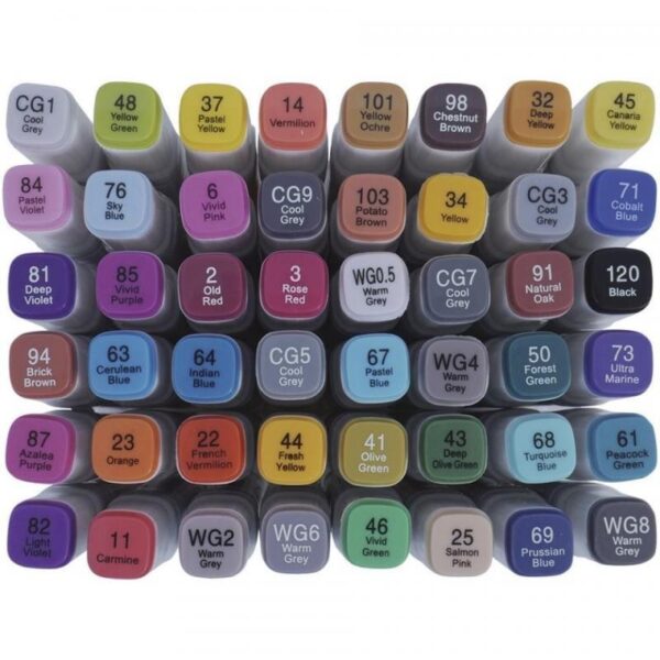 SET 48 ROTULADORES ART FLOW (Bisel 6mml/Fino 1mm) - Imagen 2