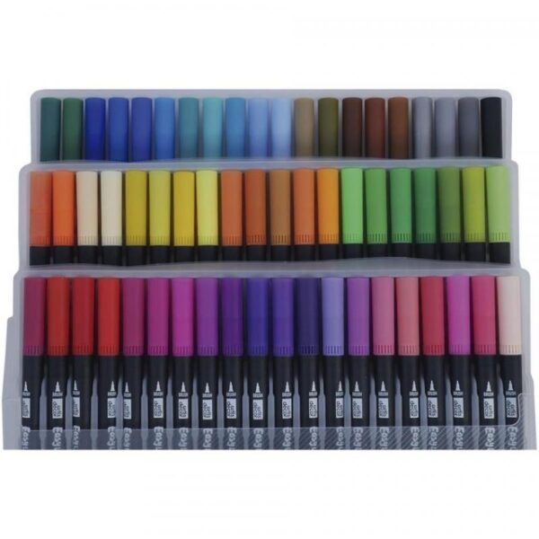 SET 60 ROTULADORES EASY LINER (Pincel/Fino 0.4mm) - Imagen 2