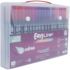 SET 60 ROTULADORES EASY LINER (Pincel/Fino 0.4mm)