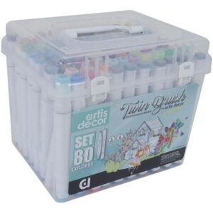 ARTIS DECOR TWIN BRUSH 80 COLORES