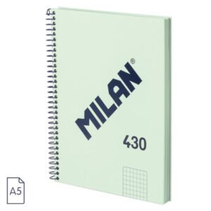 Cuaderno A5 ,cuadros, Serie1918, verde