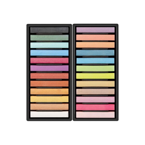 Caja 24 barritas pastel blando colores metalizados - Imagen 2