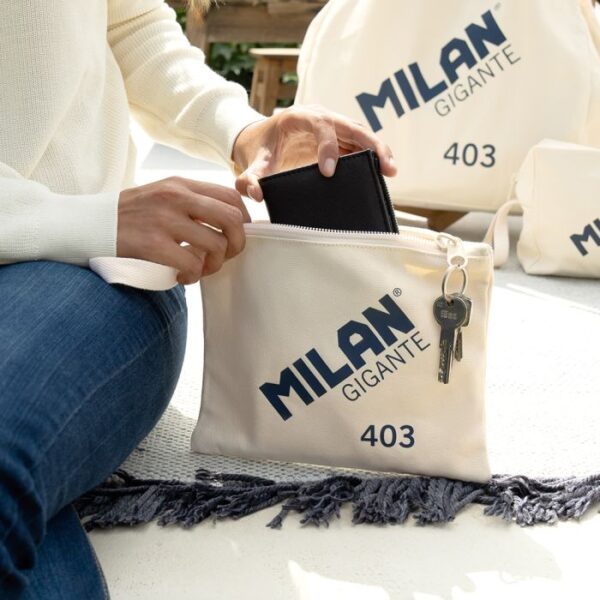 Bolsa de mano MILAN GIGANTE 403 - 1918, beige - Imagen 3