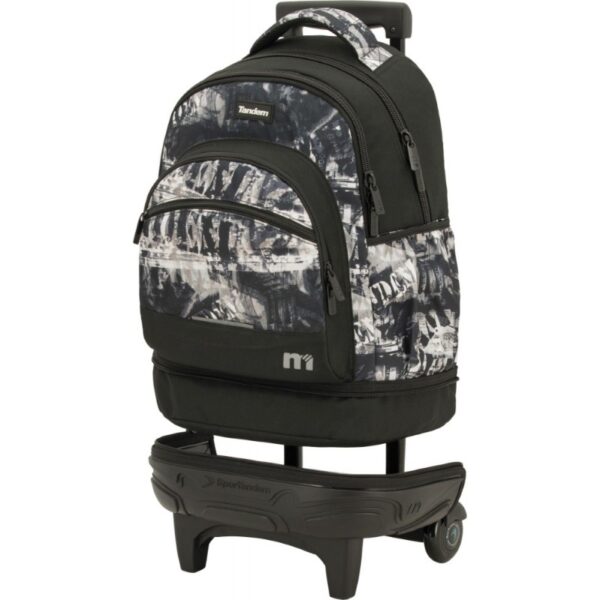MOCHILA BLACK WHITE CARRO COMPACT DESMONTABLE - Imagen 2