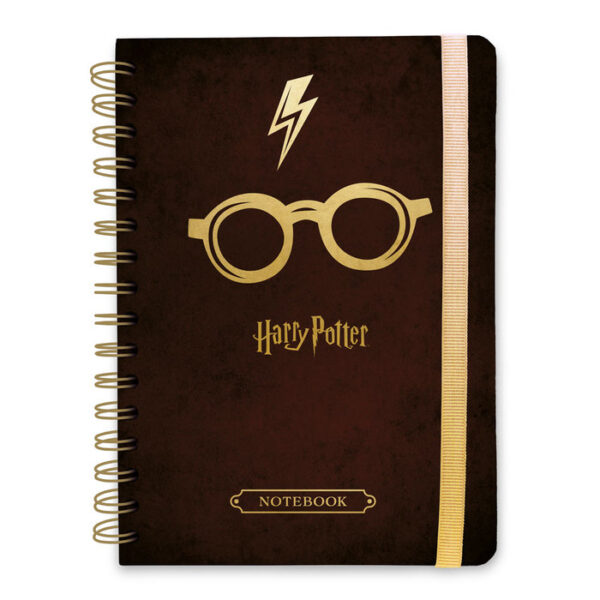 CUADERNO TAPA FORRADA A5 BULLET GAFAS HARRY POTTER