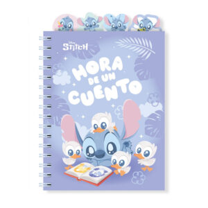 CUADERNO A5 STITCH HORA DE CUENTOS