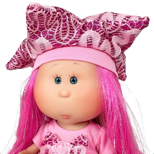 MUÑECA LITTLE MIA PELO FUCSIA S 23 CM -  Nines d'Onil - Imagen 3