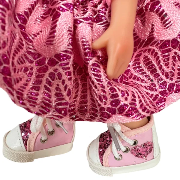 MUÑECA LITTLE MIA PELO FUCSIA S 23 CM -  Nines d'Onil - Imagen 6