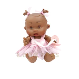 PEPOTIN ORIGINAL NIÑA MORENITO ROSA 21CM NINES D´ONIL