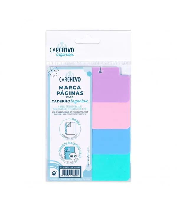 MARCAPÁGINAS CARCHIVO INGENIOX® PASTEL
