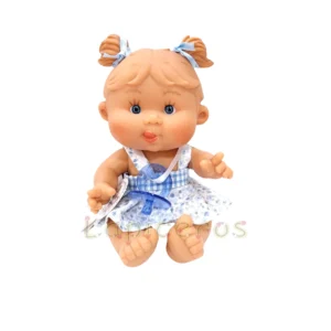 PEPOTIN ORIGINAL NIÑA COLETITAS AZUL 21CM NINES D´ONIL