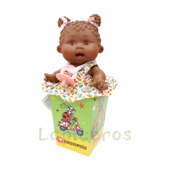 PEPOTIN ORIGINAL NIÑA MORENITA COLETITAS 21CM NINES D´ONIL - Imagen 3