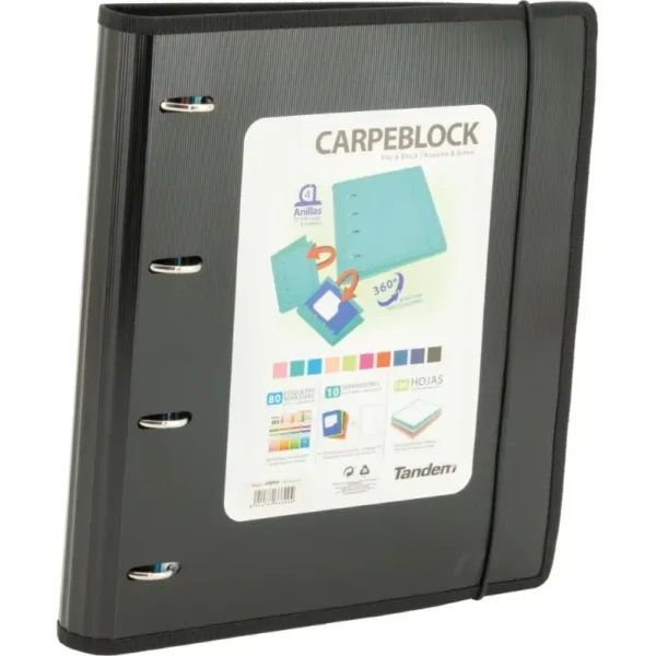 CARPEBLOCK PP CON RIBETE NEGRO
