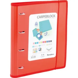 CARPEBLOCK PP CON RIBETE ROJO