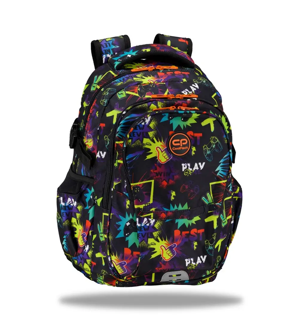 Mochila escolar Duo neon game