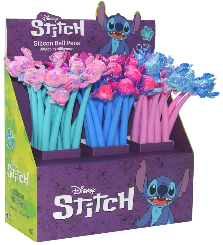 BOLIGRAFO TINTA DE GEL AZUL FLEXIBLE STITCH