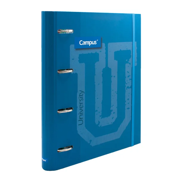 CARPETA CAMPUS SOFT 4 ANILLAS C/RECAMBIO AZUL