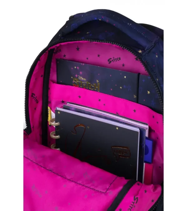 Mochila escolar prime stitch gold - Imagen 2