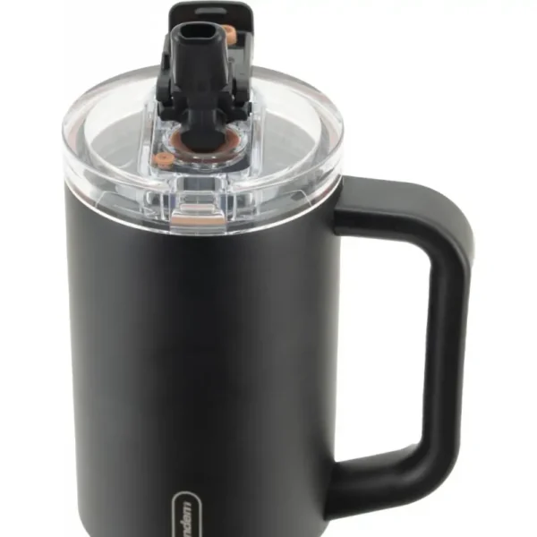TUMBLER C/ASA 1000 ML NEGRO - Imagen 3