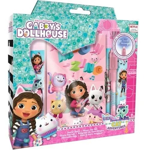 DIARIO CON BOLIGRAFO MAGICO GABBYS DOLLHOUSE