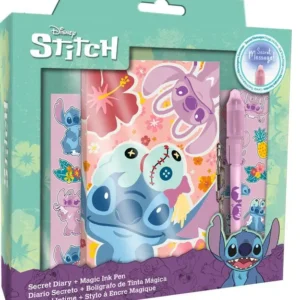 DIARIO CON BOLIGRAFO MAGICO STITCH