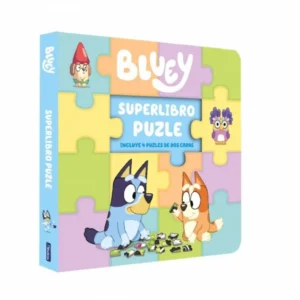 Bluey. libro juguete - superlibro puzzle.