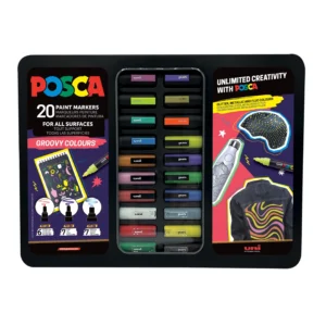 Maleta Metálica Groovy Colours Posca