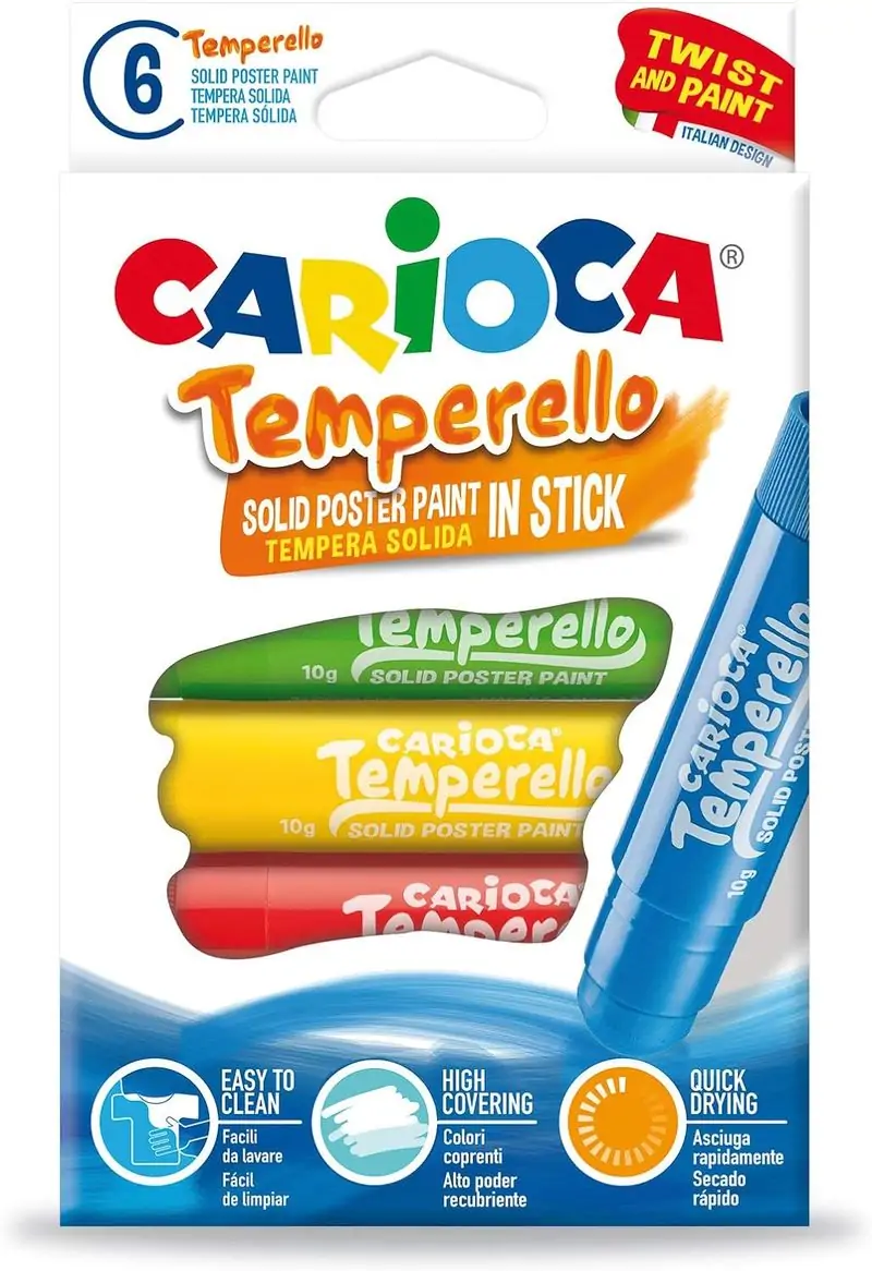 6 Temperello Carioca Tempera Solida