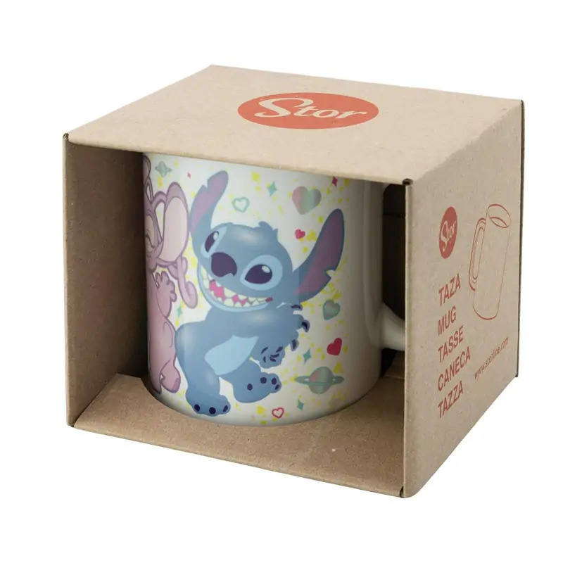 TAZA CERAMICA SB 325 ML EN CAJA STITCH SHAKEIT - Imagen 2