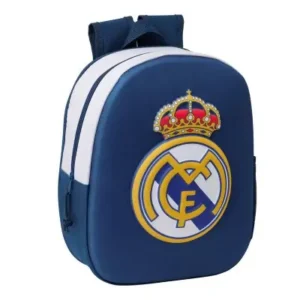 Mochila 3D Real Madrid 33cm - azul
